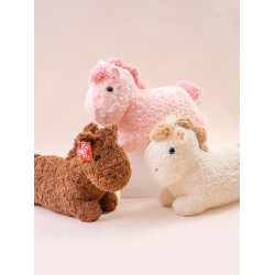 2026馬年生肖吉祥物小馬玩偶抱枕娃娃豆豆馬毛絨玩具年會禮品