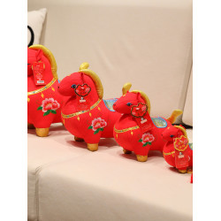 2026馬年吉祥物公仔富貴唐馬毛絨玩具公仔生肖馬擺件年會禮品