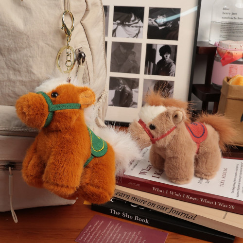 2026馬年吉祥物公仔包包掛件感小玩偶可愛公仔毛絨禮物