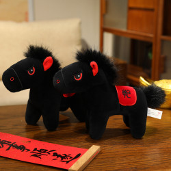 2026馬年吉祥物毛絨玩偶生肖馬新年禮物乾坤馬掛件公仔小禮品