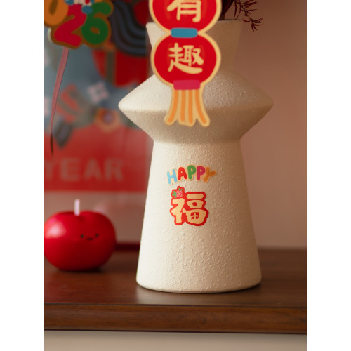 2026馬年國風小對聯貼紙 手機殼平板寵物貓窩新年裝飾防水素材貼