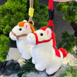 2026馬年吉祥物小白馬毛絨公仔新年禮物玩偶生肖小馬幼兒園小掛件