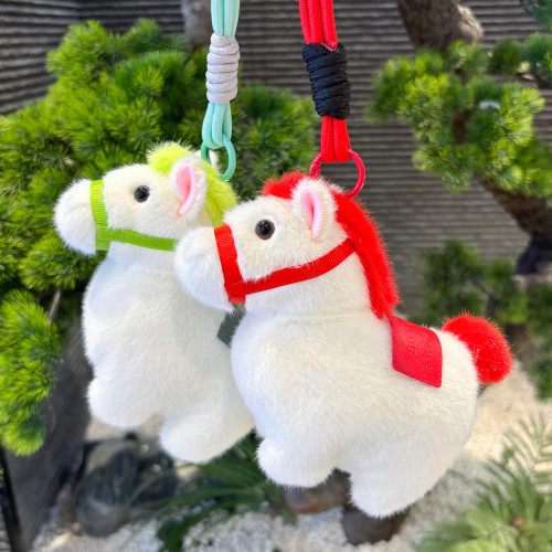 2026馬年吉祥物小白馬毛絨公仔新年禮物玩偶生肖小馬幼兒園小掛件