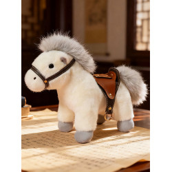 2026馬年吉祥物玩偶戰馬公仔擺件毛絨玩具馬生肖年會禮品新年禮物