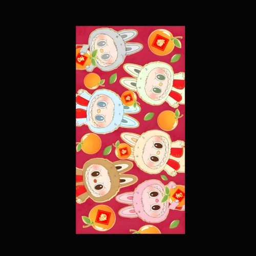 2026港版紅包新款的壓嵗包兒童趣味新年利是封香港hellokitty方形