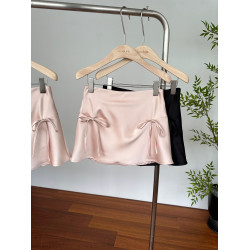 粉色甜美半身裙女高腰顯瘦防走光短裙夏季新款小個子百搭a字裙子