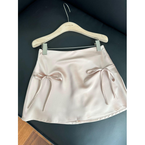 粉色甜美半身裙女高腰顯瘦防走光短裙夏季新款小個子百搭a字裙子