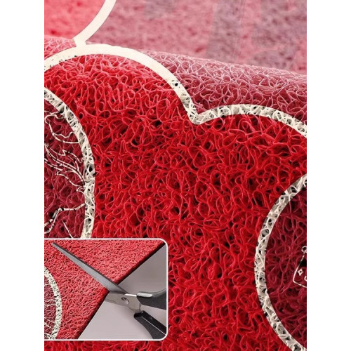 2026馬年地墊商鋪新年卡通地墊裝飾酒店家居玄關耐髒可裁剪地墊