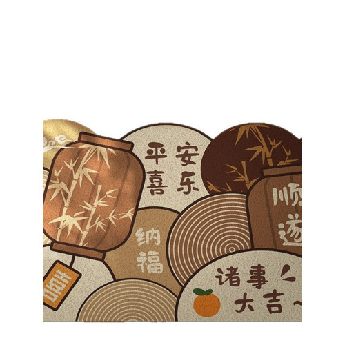 2026馬年春節入戶門裝飾絲圈地墊門店商鋪家居門口防滑耐髒腳墊