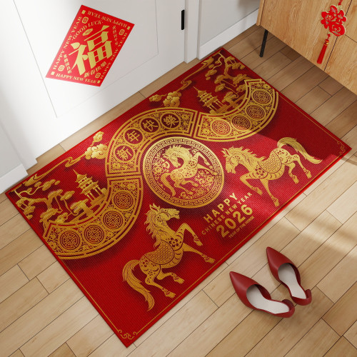 2026馬年入戶門墊地墊水晶絨矽藻泥浴室吸水防滑腳墊玄關專用地墊