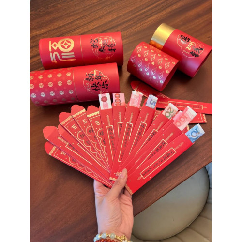 紅包封抽簽桶紅包利是封趣味抽簽年會春節家庭聚會小遊戯抽獎道具