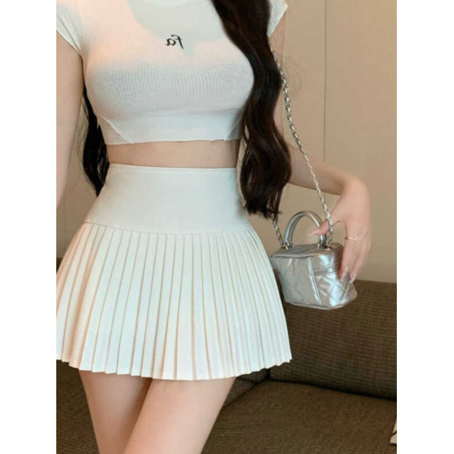 多巴胺粉色小個子百褶裙女秋冬新款防走光半身裙高腰顯瘦短裙裙子