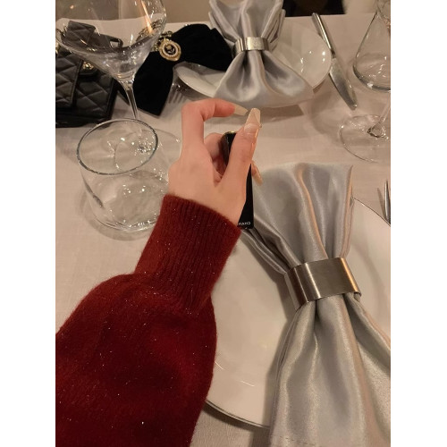 紅色毛衣女秋冬鏤空v領掛脖亮絲針織開衫外套新年戰袍氛圍感上衣