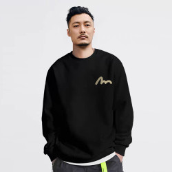 國潮馬年新款衛衣男酒紅色新年衣服寬鬆大碼春季純棉加絨情侶外套