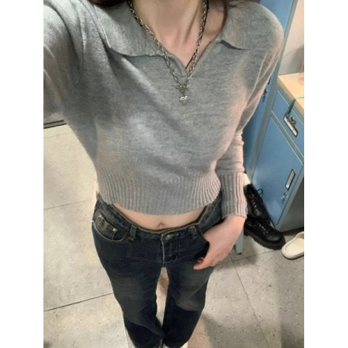 新年紅色上衣女毛衣2026秋冬新款外穿打底洋氣本命年針織短款上衣