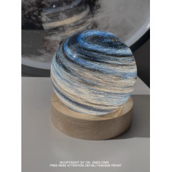 月球星球氛圍燈伴睡眠小台燈床頭臥室宿捨地球小夜燈聖誕禮物