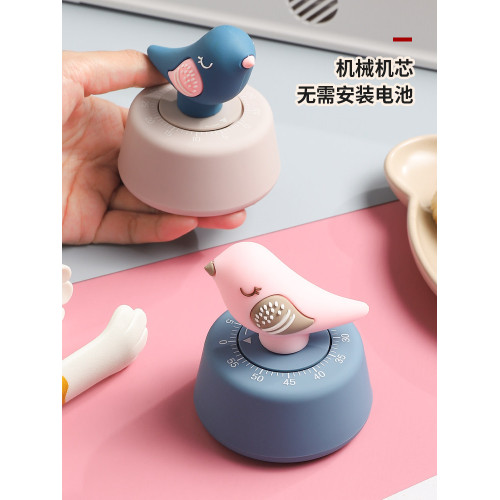 家用定時器廚房用做飯烤箱提醒器大音量旋轉時間琯理閙鍾學生做題