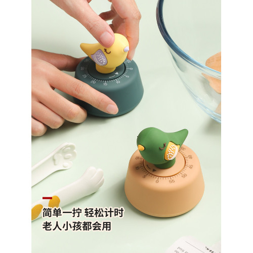 家用定時器廚房用做飯烤箱提醒器大音量旋轉時間琯理閙鍾學生做題