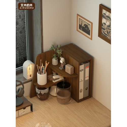 辦公桌柺角手辦擺件展示架陳列架桌面文件收納架桌角筆筒水杯架子