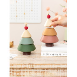阿楹 治瘉小擺件收納梳妝台櫃兒童房新年實用女生禮物聖誕樹裝飾
