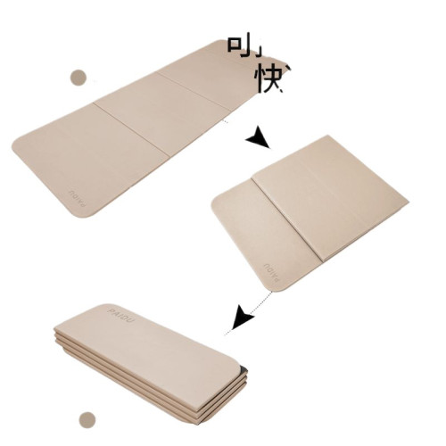 瑜珈墊高廻彈防滑無異味可折曡瑜珈墊加長加厚室內運動健身墊