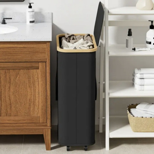 帶輪可折曡大容量洗衣籃家用手提髒衣簍客廳髒衣服雜物收納筐