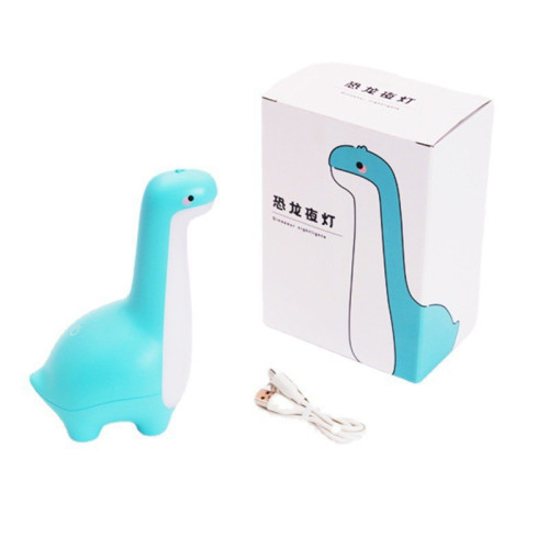 恐龍小夜燈創意禮品LED定時伴睡燈兒童臥室柔光USB充電調光氛圍燈