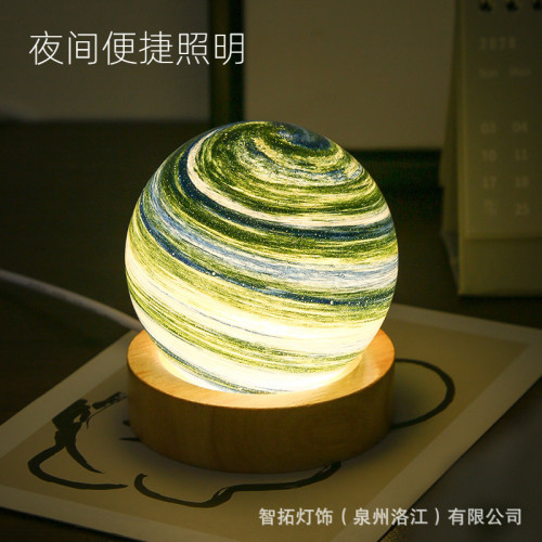 星球床頭燈星空精緻充電觸控燈情侶小夜燈浪漫生日禮物