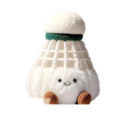 羽毛公仔圓可愛羽毛球萌萌球類fufu毛絨玩具掛件玩偶朋友禮物