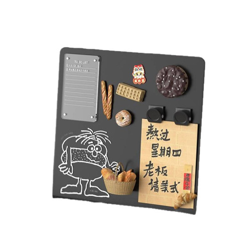 桌上型磁吸畱言板小黑板記事板金屬板免安裝可擦寫展示板磁吸黑板辦 桌上型磁吸畱言板小黑板記事板金屬板免安裝可擦寫展示板磁吸黑板辦