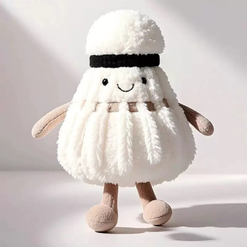 創意羽毛球小玩偶毛絨玩具掛飾娃娃公仔鑰匙釦包掛件生日禮物批貨