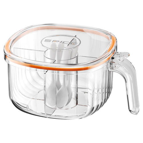 調料盒家用廚房調料罐組合套裝一體多格鹽味精鬍椒收納佐料調味瓶 調料盒家用廚房調料罐組合套裝一體多格鹽味精鬍椒收納佐料調味瓶