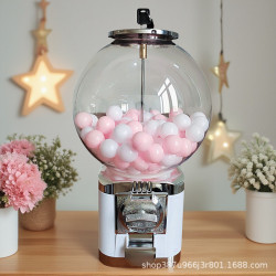 小型扭蛋機抽獎道具抽獎箱創意抽獎活動彈力球扭蛋機禮物咖啡膠囊