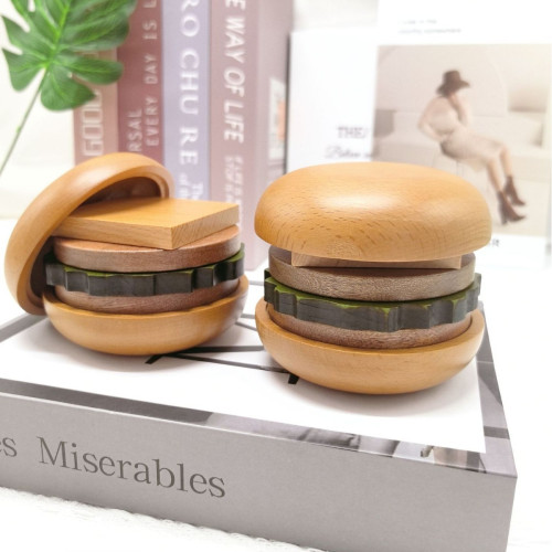 可愛創意磁吸杯墊漢堡包桌面多功能隔熱墊家用餐廚餐具