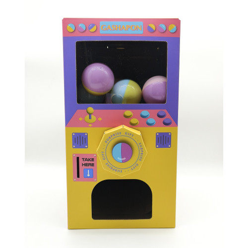 扭蛋機DIY手工折紙幼兒園兒童紙板紙箱玩具義賣禮品盲盒抽獎 扭蛋機DIY手工折紙幼兒園兒童紙板紙箱玩具義賣禮品盲盒抽獎