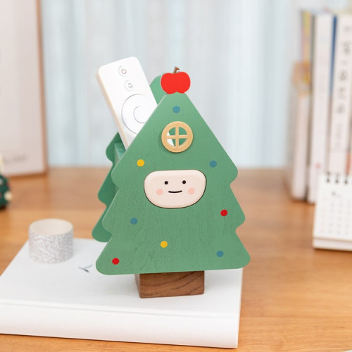 聖誕樹筆筒藝術化妝刷男女孩兒童書桌置物架收納盒畢業禮品