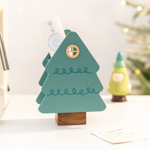 聖誕樹筆筒藝術化妝刷男女孩兒童書桌置物架收納盒畢業禮品