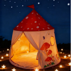 兒童室內小帳篷女孩公主遊戯蘑菇屋家用矇古包寶寶玩具男孩小房子