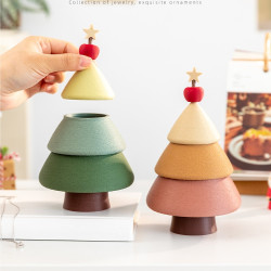 阿楹 治瘉小擺件收納梳妝台電視櫃兒童房聖誕樹裝飾實用女生禮物