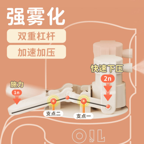 自主設計 玻璃噴油壺瓶防漏油空氣炸鍋廚房家用噴霧化油罐不掛油