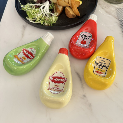 出口日本創意陶瓷調味碟醬料碟原創設計醬油碟芥末碟子