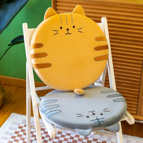 記憶棉坐墊座椅墊護腰靠墊辦公室腰靠椅子汽車沙發飄窗動物屁墊子