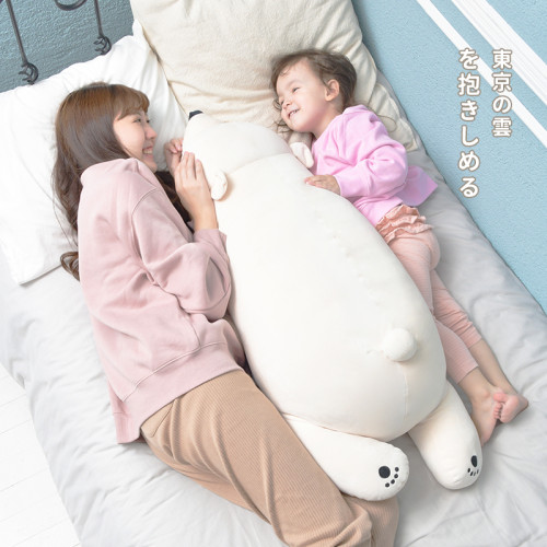 LIVHEART北極熊抱枕玩偶公仔毛絨玩具睡覺抱趴趴熊娃娃情人節禮物