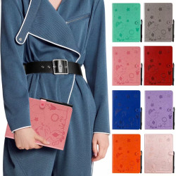 適用ipadPro11寸2020平板皮套mini4/5卡通貓咪插卡錢包支架保護套