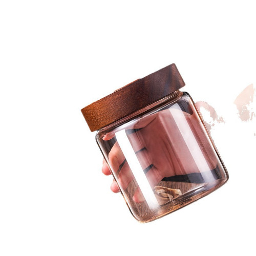 食品級咖啡豆保存罐玻璃密封罐咖啡粉專用儲存罐茶葉陳皮收納罐瓶