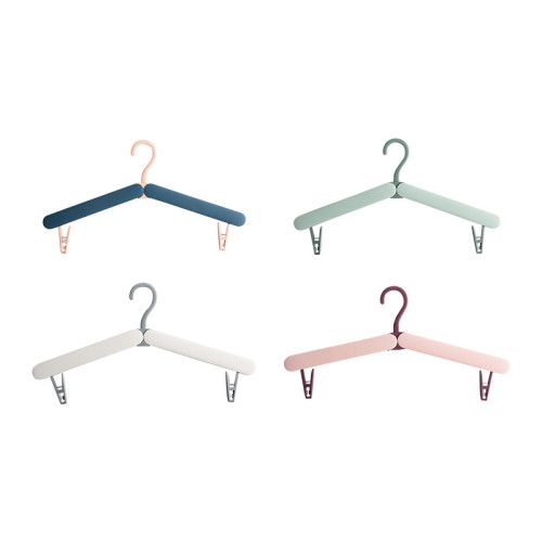 ins風旅行折曡衣架出差戶外可攜式晾曬衣夾襪子內衣衣服夾魔術衣架 ins風旅行折曡衣架出差戶外可攜式晾曬衣夾襪子內衣衣服夾魔術衣架