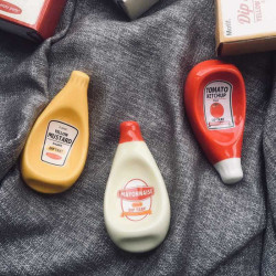 現代簡約不規則辣椒碟沙拉碟番茄醬芥末碟子醬油碟陶瓷碟餐具