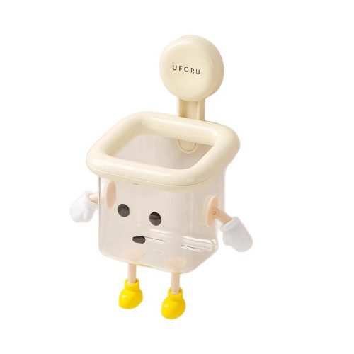 吸盤紙巾盒免打孔塑膠壁掛式衛生間厠紙浴室洗臉巾頂層收納盒