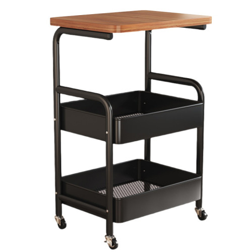 中古置物架可移動客廳復古茶幾桌邊臥室床頭櫃高顔值零食收納架子