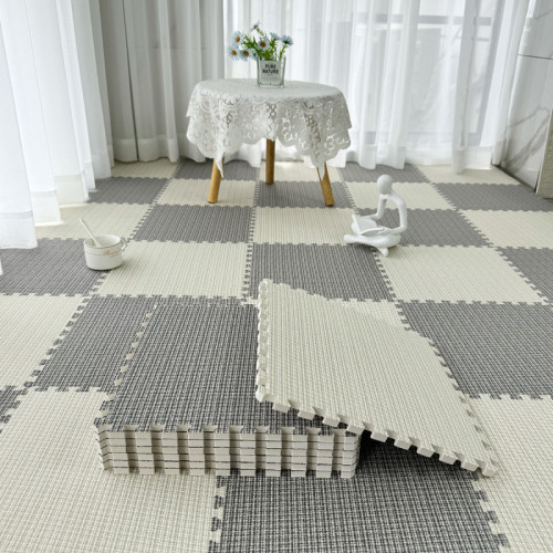 拼接地墊地毯臥室客廳臥室奶油風床邊毯大面積全鋪兒童爬行墊